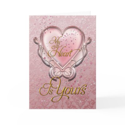 Jaguarwoman's "My Heart Is Yours" Card by jaguarwoman
