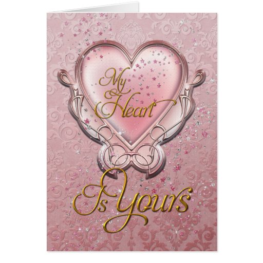 Jaguarwoman's "My Heart Is Yours" Card