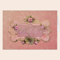 Jaguarwoman's "Rose Pink" Thank You Card cards