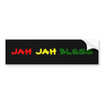 JAH JAH BLESS BUMPER STICKERS