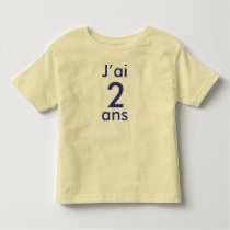J'ai 2 ans t-shirts by lkesteloot J'ai 2 ans t-shirts
