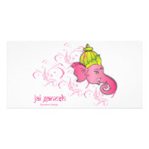 Jai Ganesh Elephant Designs photo cards by lambada Jai Ganesh Elephant Designs photo cards