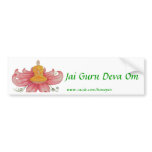 Jai Guru Deva OM bumper sticker