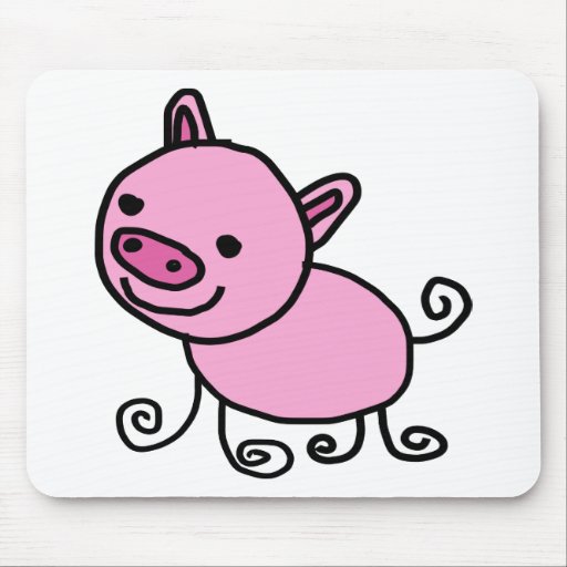 jaidee pig mouse pad