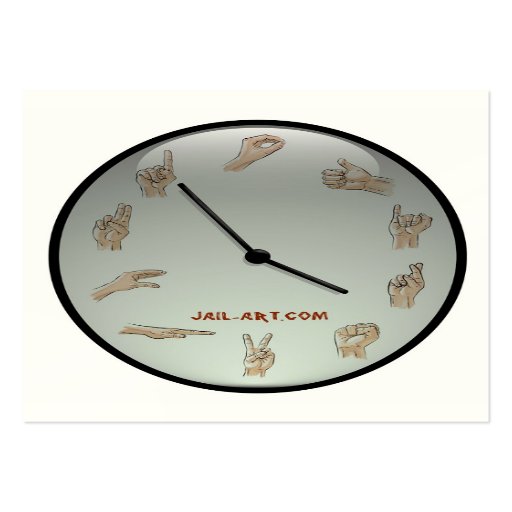 jail-art.com number one sign business cards
