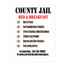 Jail B&B Postcard