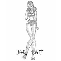 Jail Bait... t-shirts by SakuraChiba Jail Bait... t-shirts