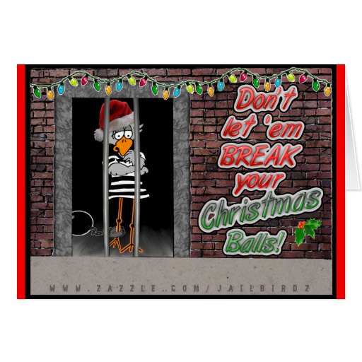 Jail Christmas Card 
