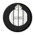 Jail bug refrigerator magnets