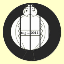 Jail bug stickers