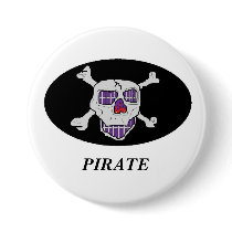 jail skull, PIRATE buttons by kcsports1 jail skull, PIRATE buttons