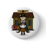 Jailhouse Cowboy on Horse Badge Pins