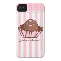 J'aime Chocolat iPhone 4 Case-Mate Case