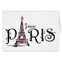 J'aime Paris Card