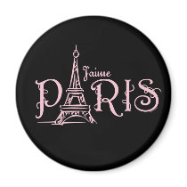 J'aime Paris (Dark) Magnet