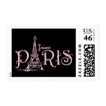 J'aime Paris (Dark) Postage