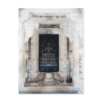 Jain buddha postcard