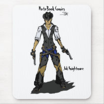 Jak Knightmare, NoteBook Comics mousepads by tlcpro1 Jak Knightmare, NoteBook Comics mousepads