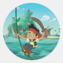 Jake 4 round sticker