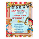 Jake and the Neverland Pirates Birthday Invitation