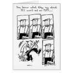 Jake Playing the Rake Greeting Cards