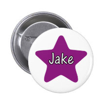 Jake Star Pinback Buttons