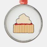 Jam and Cream Scone. Christmas Ornament