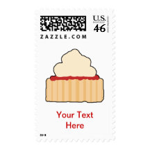 Jam and Cream Scone. Stamps