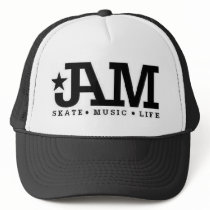 Jam- black skate hat by flockco Jam- black skate hat