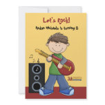 Jam Session - Birthday Party  Invitation