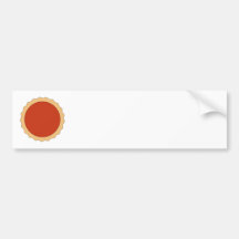Jam Tart. Strawberry Red. Bumper Stickers