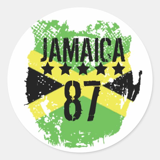 Jamaica 87 Sticker Zazzle