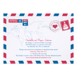 Jamaica Air Mail Post Wedding Reception Custom Invitations