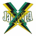 Jamaica bolts 350 Jamaican flag embroidered shirts