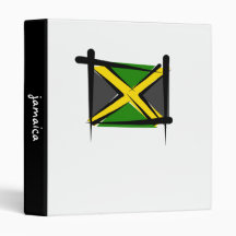 Jamaica Brush Flag 3 Ring Binder