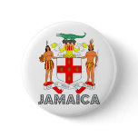Jamaica Coat of Arms Button