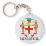 Jamaica Coat of Arms Key Chain