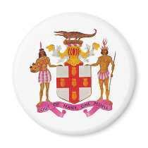 Jamaica coat of arms magnets
