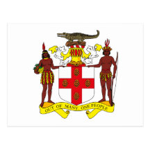 Jamaica Coat of Arms Postcard