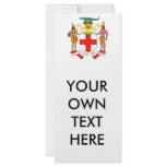 Jamaica Coat of Arms Custom Rack Cards