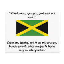 Jamaica designs postcard