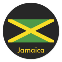 Jamaica designs round stickers