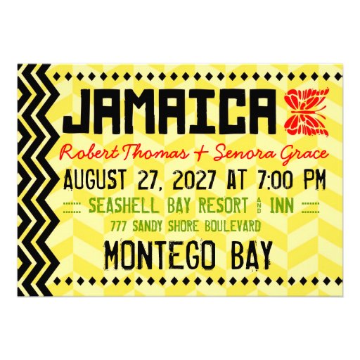 JAMAICA Destination Invitation