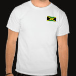 Jamaica Flag Map Basic T-Shirt