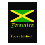 Jamaica Flag, Black, Green and Yellow Announcement