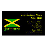 Jamaica Flag, Black, Green and Yellow Business Card