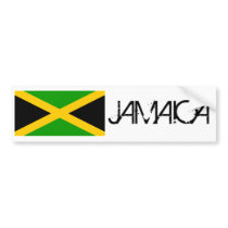 Jamaica Flag Bumper Sticker