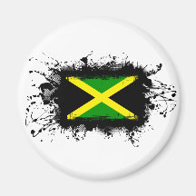 Jamaica Flag Fridge Magnets