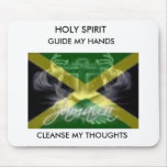 jamaica flag, HOLY SPIRIT, GUIDE MY HANDS, CLEA... mousepads