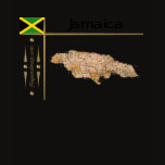 Jamaica Flag + Map T-Shirt